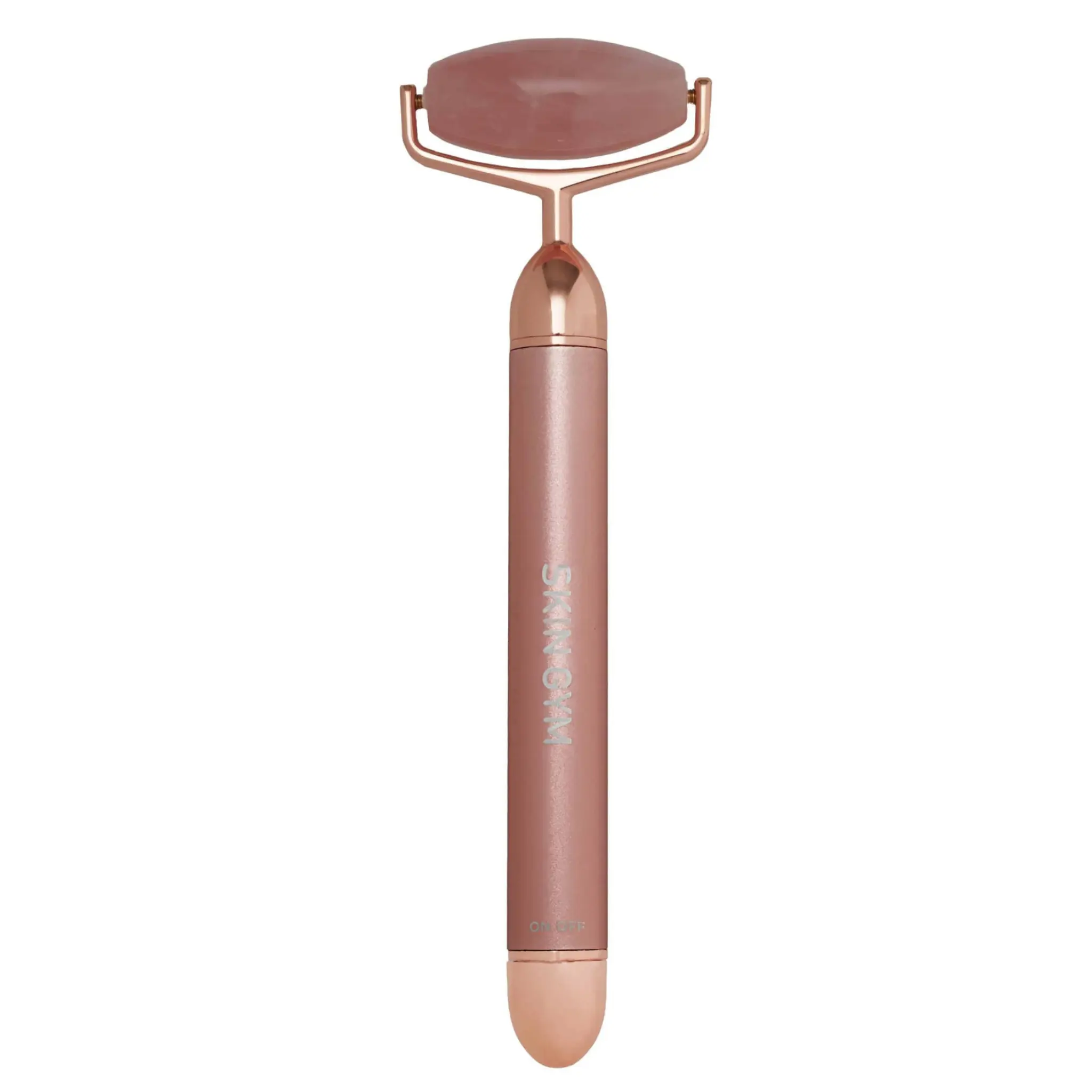 Skin Gym Rose Quartz Vibrating Lift & Contour Beauty Roller for Smooth Calming Facial Care Tool with Microneedling Booster and Gentle Moisturizer - TikTok Shop Skin Gym Rose Quartz Vibrating Lift & Contour Beauty Roller for Smooth Calming Facial Care Tool with Microneedling Booster and Gentle Moisturizer - TikTok Shop