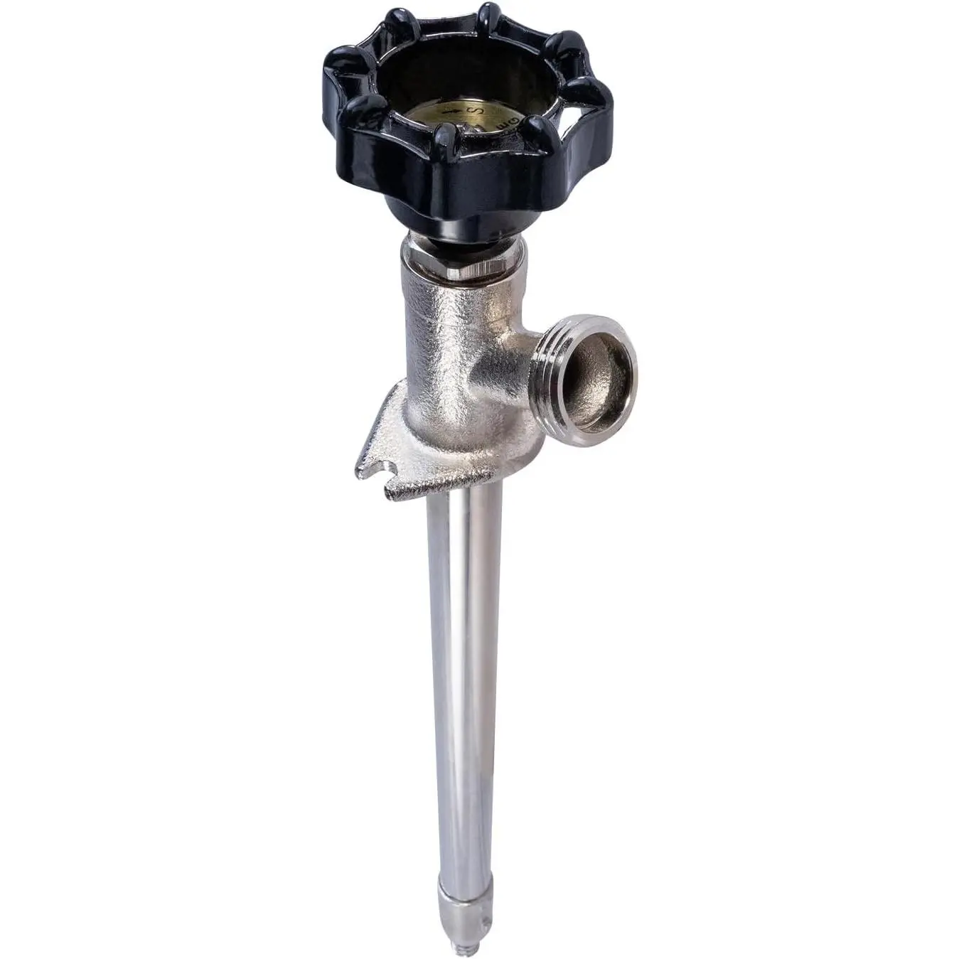Midline Valve 10 Inch Frost-Free Sillcock, Chrome-Plated Brass Body – 1/2" PEX Inlet x 3/4" Hose Bib Outlet, Lead-Free