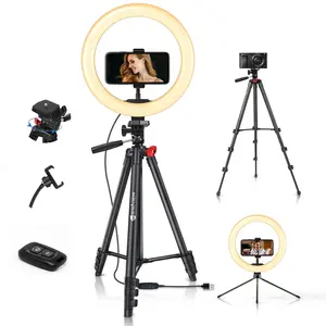 Ring Light w/ 51” Flexible Tripod