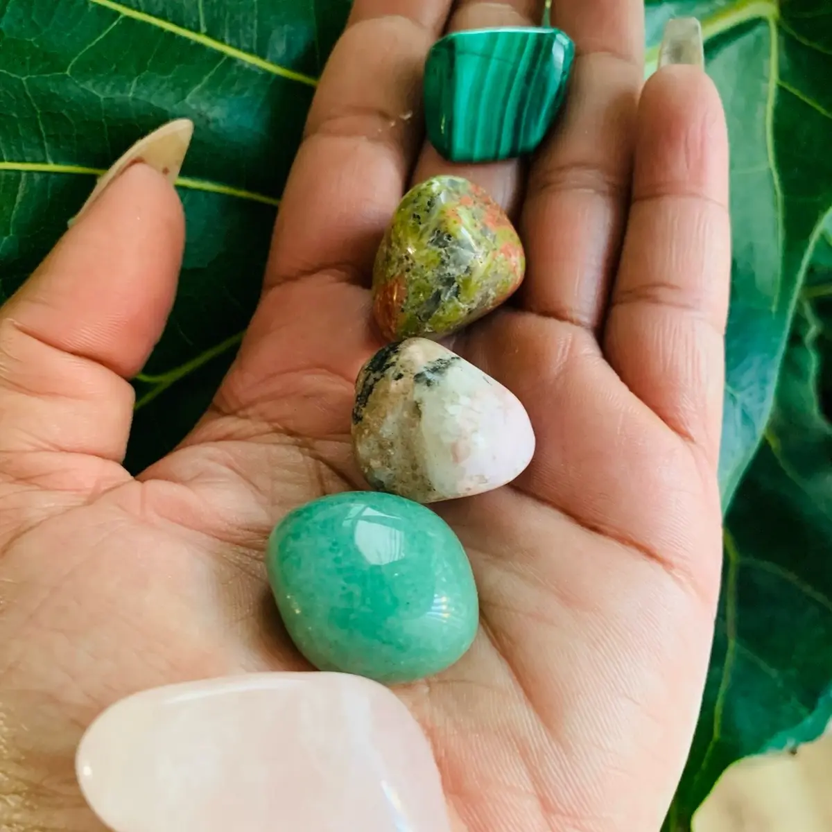 Heart Chakra Crystal set