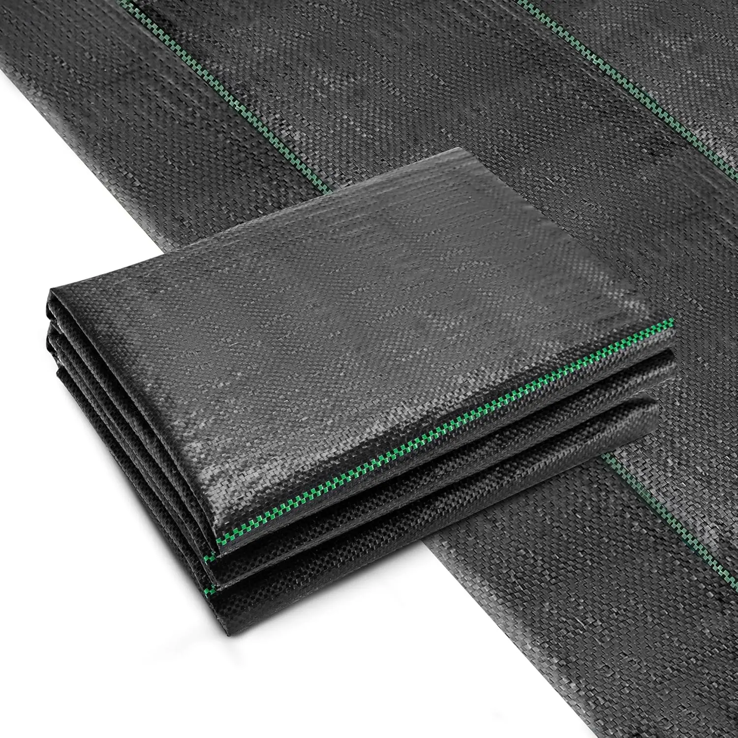 4x300ft Premium Weed Barrier Landscape Fabric Heavy Duty 3.2OZ, Woven Weed Control Fabric, High Permeability Good for Flower Bed, Geotextile Fabric Underlayment, Driveway Fabric Ground Cover