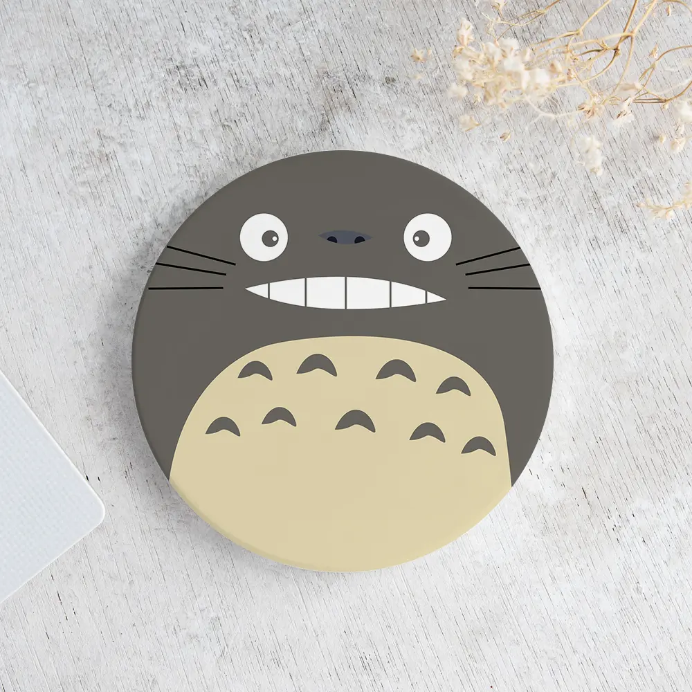 Totoro Japan Ghibli Round Ceramic Drink Coasters