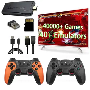 X2 Ultra 40000+ Retro Game Stick 128G,  Multiplayer Retro Game Console, Plug and Play Video Game Stick 26 Emulator, 4K HDMI Output, Premium Competitive Dual Controller retro game new upgraded Card Gamepad classic simulator