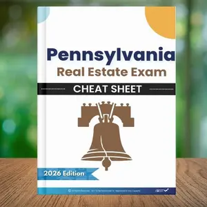 Pennsylvania Real Estate Exam Cheat Sheet