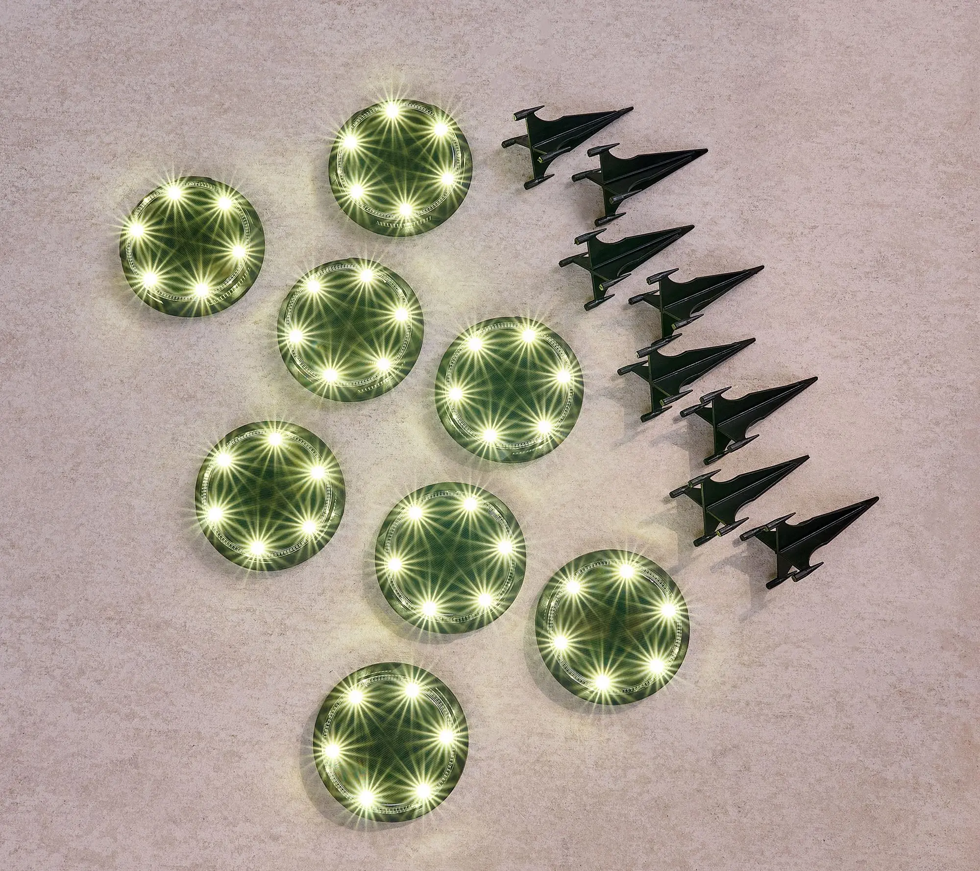 Energizer 8-pc 20-Lumen Solar Disc Lights with Color-on-Demand Energizer 8-pc 20-Lumen Solar Disc Lights with Color-on-Demand
