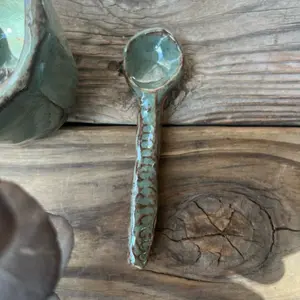 Handmade Spoon, Ceramic Spoon, Pottery Spoon, Stirring Spoon Tableware