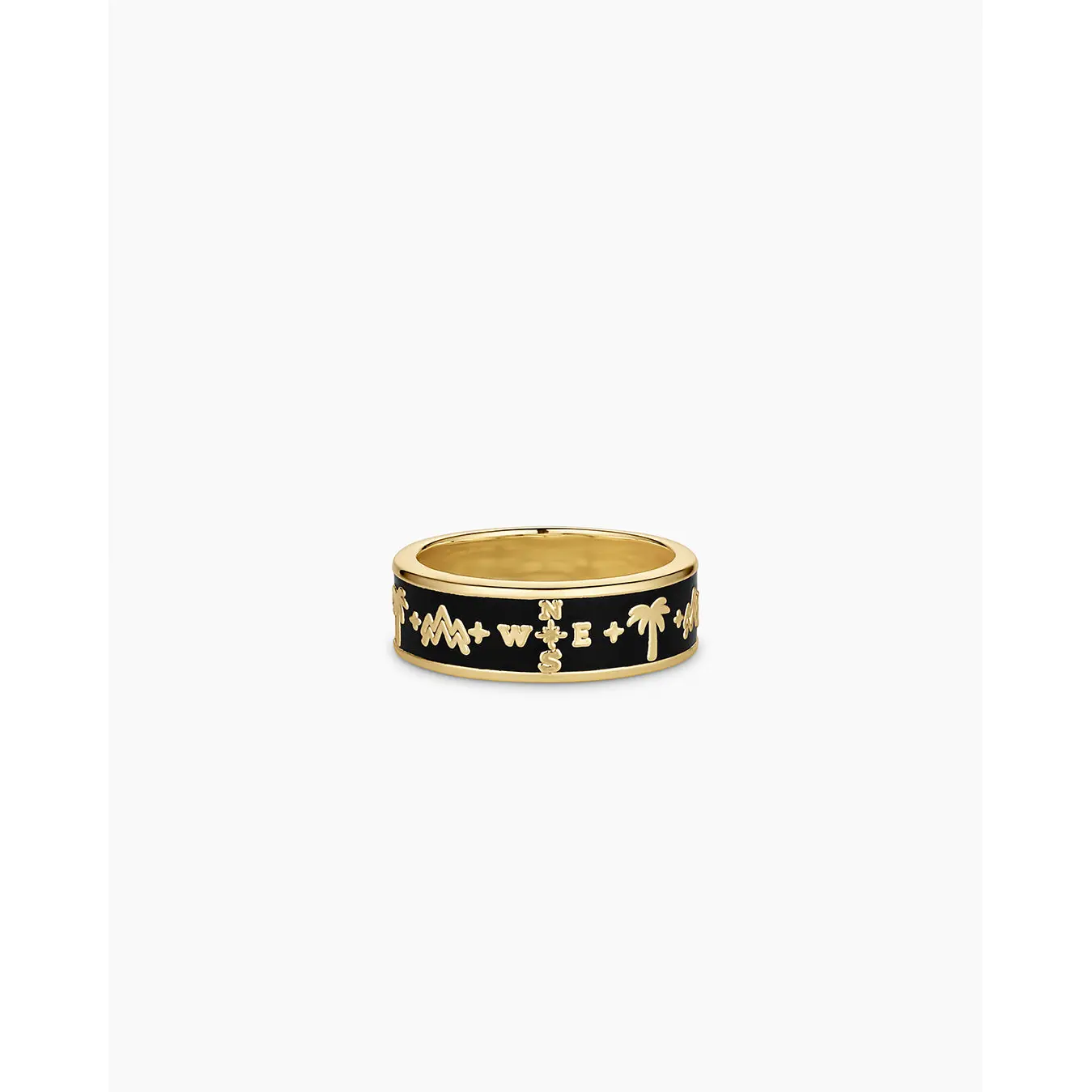gorjana – Lose Yourself Ring – 18K Gold-Plated Ring – Sculptural & Bold – Statement Piece for Modern Style