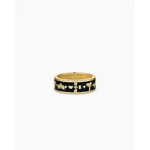gorjana – Lose Yourself Ring – 18K Gold-Plated Ring – Sculptural & Bold – Statement Piece for Modern Style