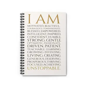 I Am Motivated Spiral Notebook - Ruled Line