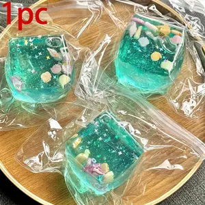 Ocean Theme Sensory Stress Relief Rubik's Cube, Cartoon Shell, Conch, Fishes, Ice Cream Decor, Perfect for Outdoor & Office, Great Gift!