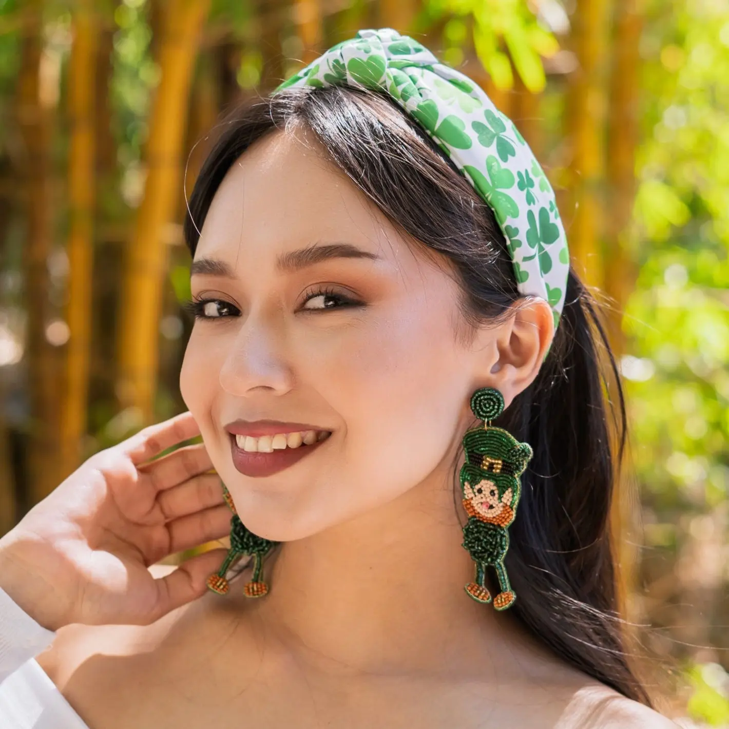 Clover Leaf Knot Headband