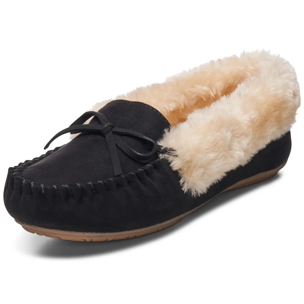Alpine Swiss Leah Womens Shearling Moccasin Slippers Faux Fur Slip On House Shoes Alpine Swiss Leah Womens Shearling Moccasin Slippers Faux Fur Slip On House Shoes