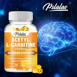 Pslalae- Acetyl L-Carnitine Capsules (120 Capsules) 1500mg- High Potency Supports Energy Production Sports Nutrition Supports Memory/Concentration