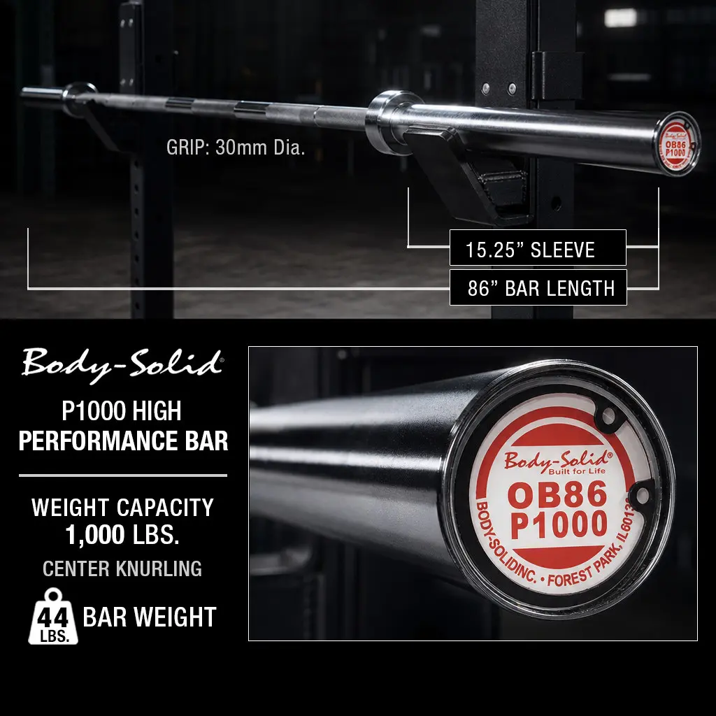 Body-Solid High Performance P1000 Olympic Bar