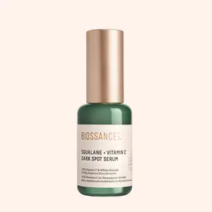 Biossance Squalane + Vitamin C Dark Spot Face Serum – 10% Vitamin C Serum & White Shiitake – Hydrating, Fragrance-Free, Non-Irritating, for Daily Use for All Skin Types