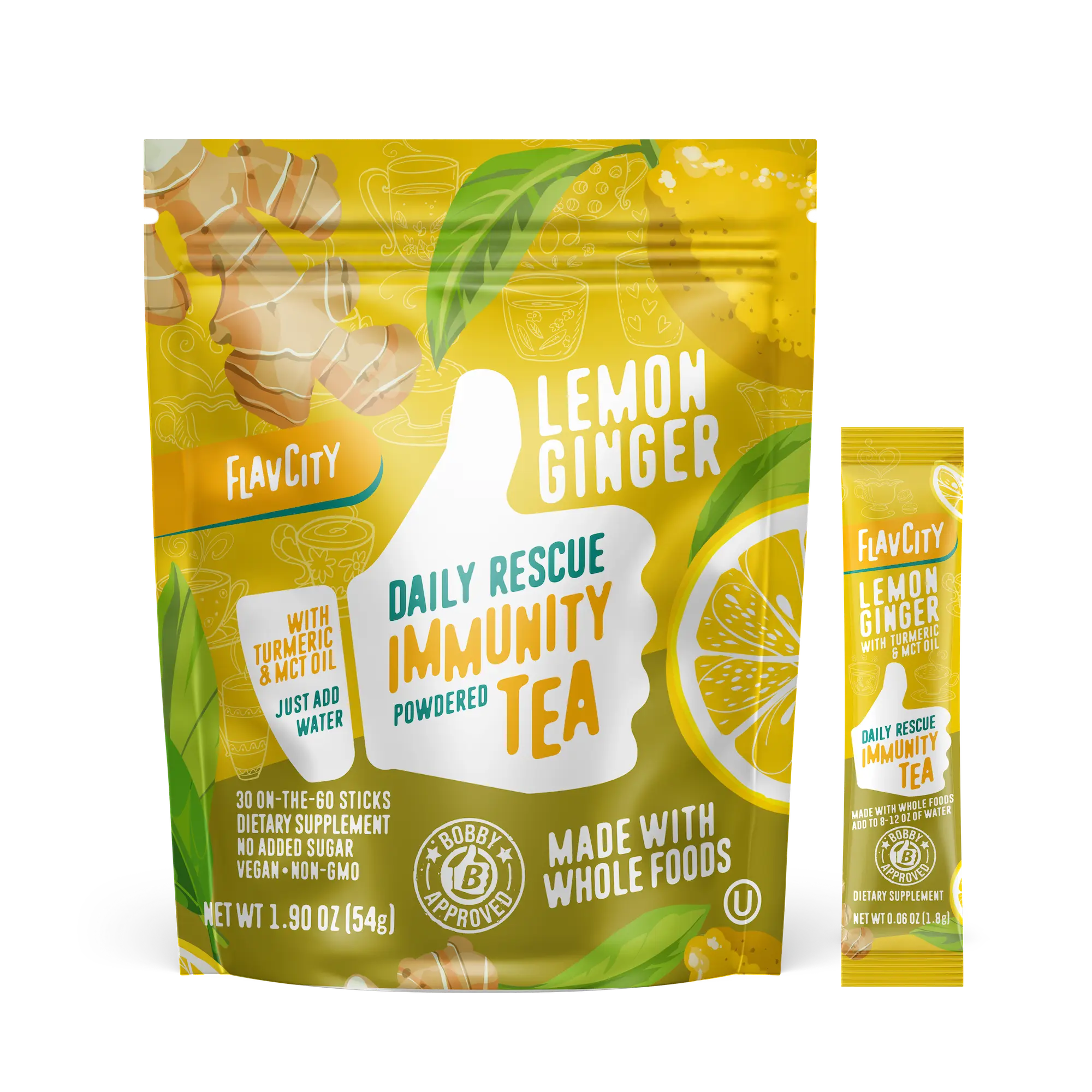 Immunity Tea - Lemon Ginger Powder Immunity Tea - Lemon Ginger Powder