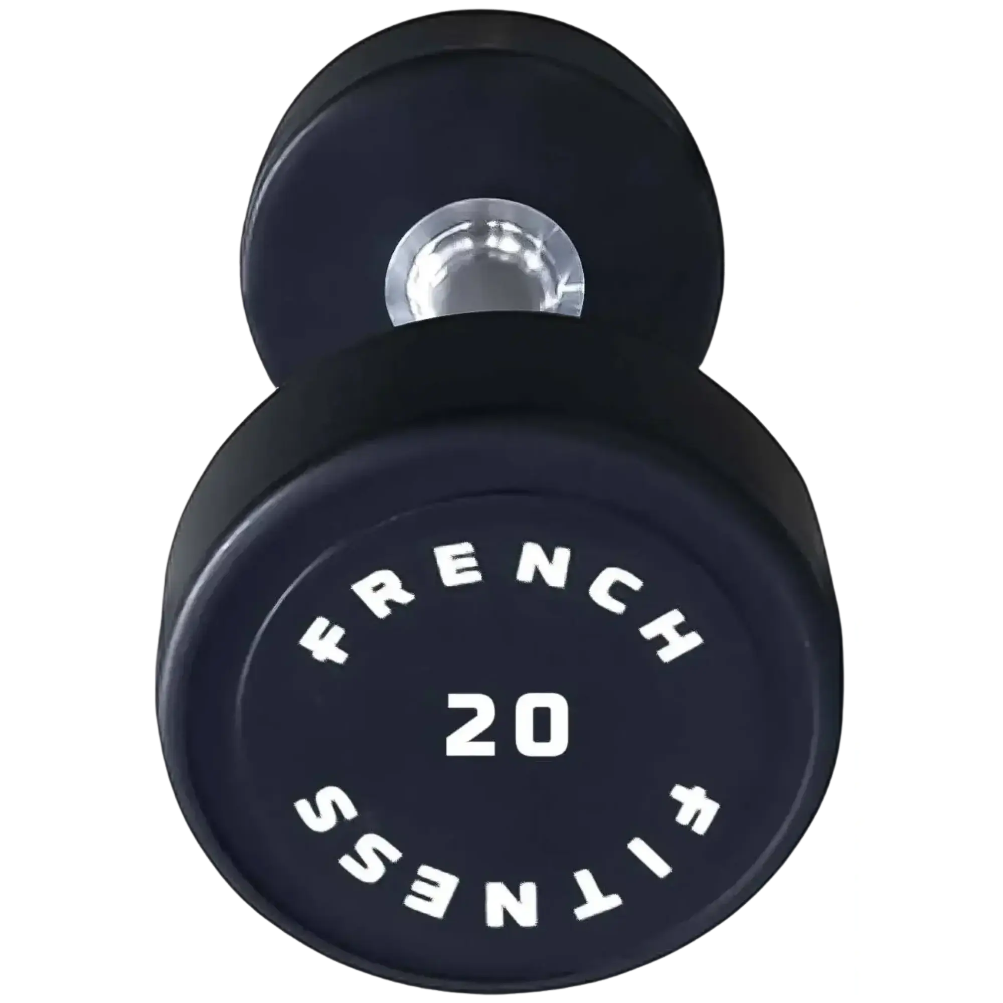 French Fitness Urethane Round Pro Style Dumbbell 20 lbs - Single (New)