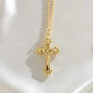 MANILA CROSS NECKLACE | 18K Gold Filled - Protection Against Negative and Evil Energies