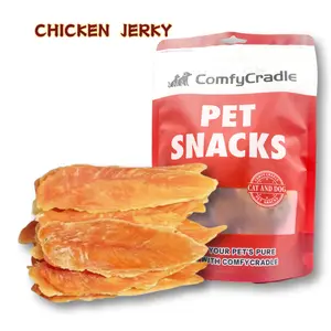Chicken Jerky Dog Treats, Chewy Training Snacks for Medium and Large Dogs, High-Protein & Grain-Free Formula, Perfect for Rewarding Good Behavior, 3.53 Ounce/1.1 Pound
