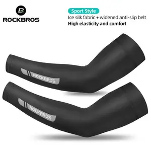 ROCKBROS Sun Protection Arm Sleeves Cooling Running Golf Fishing Cycling Arm Sleeves