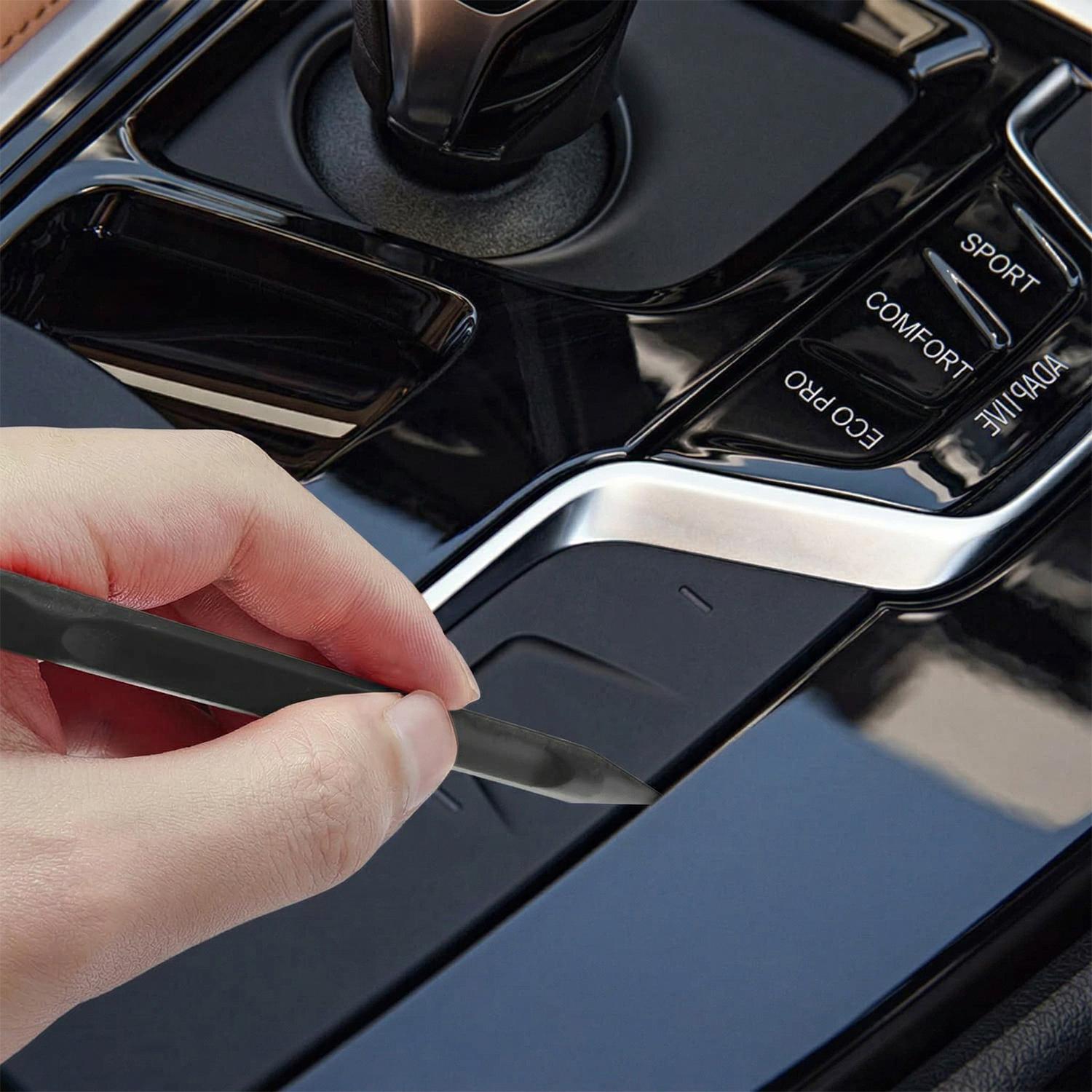 Car Detailing Pick Set for Car Detailing Kit,Safe Automotive Tool Set for Cleaning, Plastic Picks with 6 Cleaning Heads, Interior and Exterior Use,6 Pack