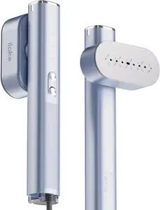 Steamer for Clothes, 1000W Portable Garment Steamer Travel Size, 100-240V Dual Voltage, 120ml Tank Handheld Steam & Iron 2 in 1, for Home, Business, Global & Europe Traveling