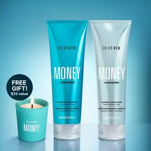 Money Laundering Hydrating Shampoo + Glossing Conditioner Set for Scandalously Rich Results Money Laundering Hydrating Shampoo + Glossing Conditioner Set for Scandalously Rich Results