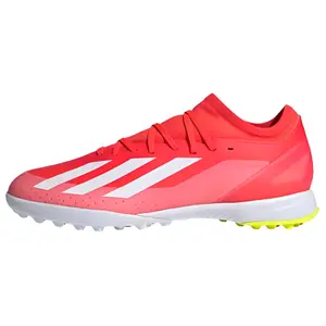 Adidas X Crazyfast.3 League AG Cleats Unisex Football Shoes with Anti-Slip and Durability Trending Shoes, House White Official Shoes to Get / Maison Mihara