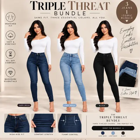 Judy Blue Triple Threat High Waist Bundle