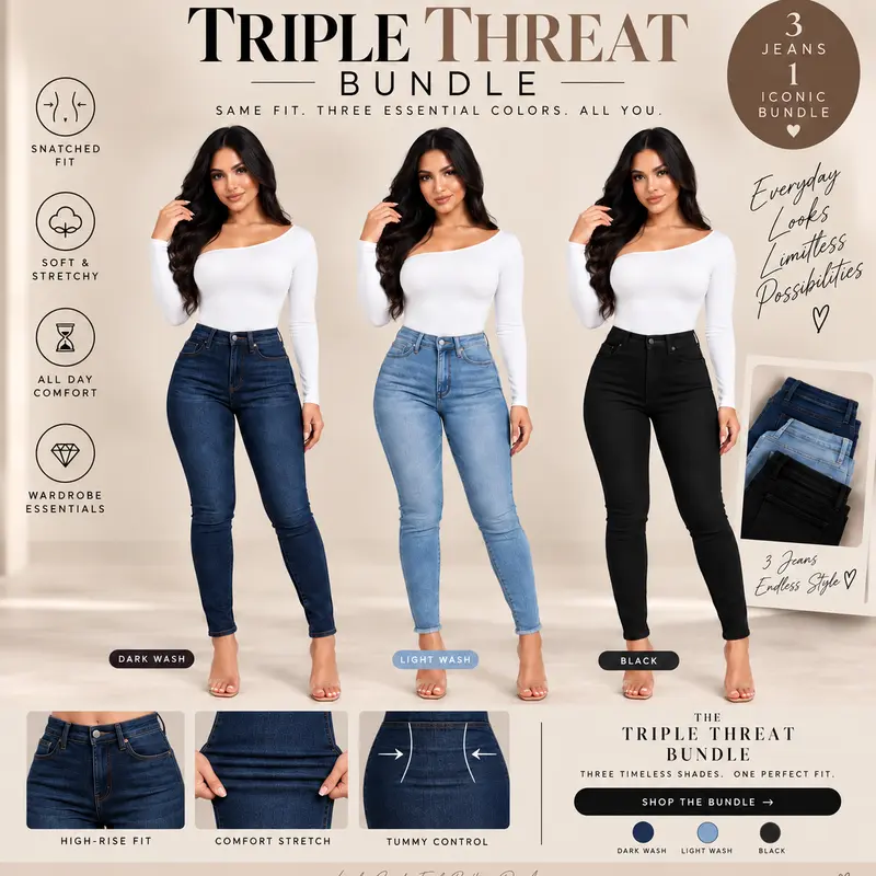 Judy Blue Triple Threat High Waist Bundle