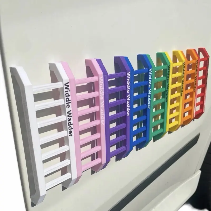 Widdle Wadder Little Ladder Magnetic Item - Car Exterior Accessory, Refrigerator Decorating Magnets, Funny Gift for Jeep, 4 Runner, Dishwasher