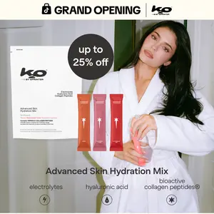 k2o by Kylie Jenner Advanced Skin Hydration Mix with Electrolytes, Hyaluronic Acid & Verisol Collagen Peptides - Clinically Shown to Boost Hydration & Reduce Wrinkles - Available in 3 Flavors, 20 Sticks