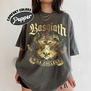 Basgiath War College Retro Comfort Colors Shirt, Fourth Wing Merch, Riders Quadrant Shirt, Fly Or Die Tee, Onyx Storm New Merch