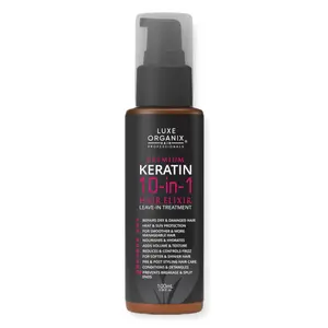 LUXE ORGANIX Premium Keratin 10-in-1 Hair Elixir Leave-in Treatment  100ml