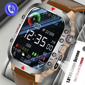 Outdoor Classic 2026 Smartwatch with LED Light, Wireless Calling, Multiple Sports Modes, Message Alerts, Compatible with iOS Android Movement