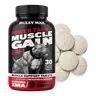 Bully Max 2-in-1 Chewable Dog Muscle Supplement Tablets - Dog Healthcare Vitamins with Fitness Support, Easily Digestible Protein, Amino Acids, Builds Strong Muscles, Strength Boost, 1 Bottle (60 Tabs) for All Sizes