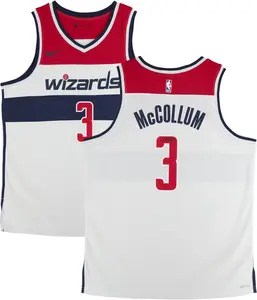 CJ McCollum Washington Wizards Autographed Nike White Association Edition Swingman Jersey - Fanatics Authentic Certified