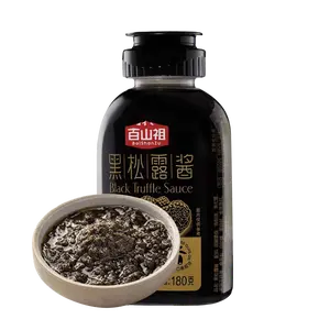 Baishanzu Black Truffle Sauce 180g - Authentic Italian Pasta Sauce, Mushroom Flavor, Perfect for Noodles & Fried Rice
