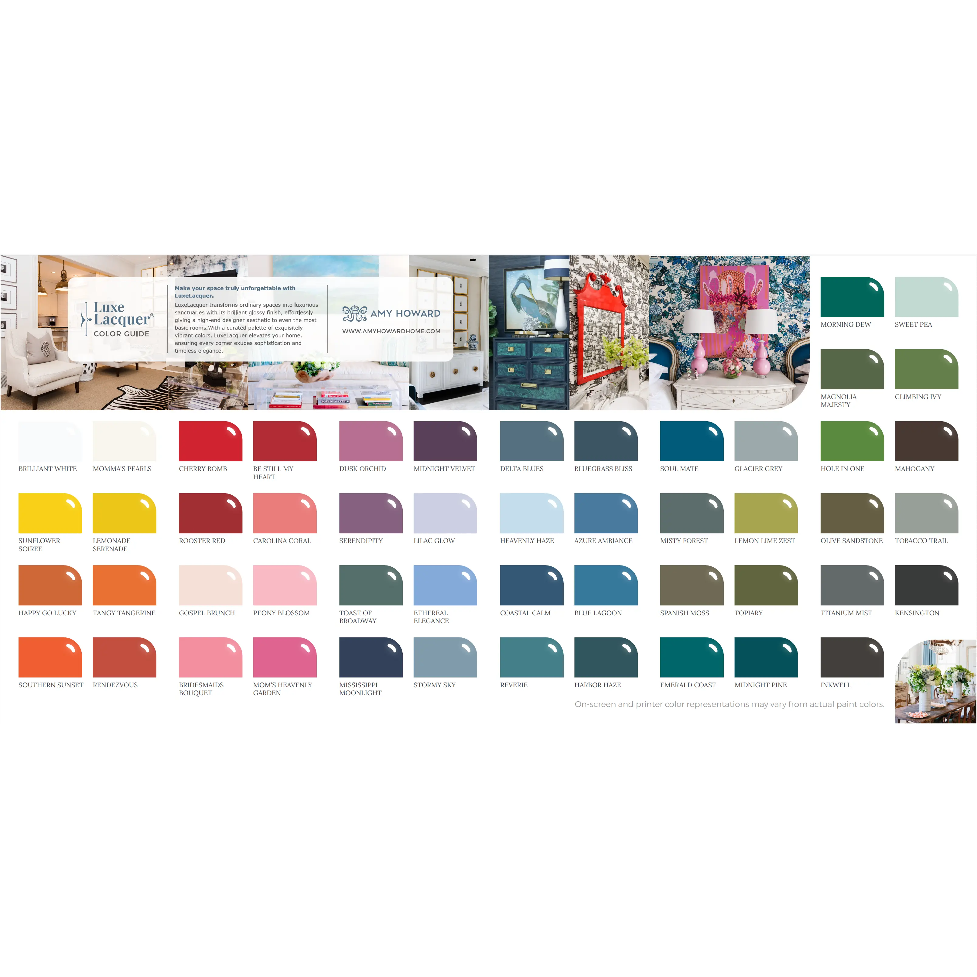 LuxeLacquer - Color Card