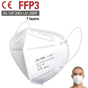 10 Pack Individually Wrapped Ffp3 Dust Masks, Ce Certified Adult Face Masks, Disposable Respirators for Daily Use, Dust Protection