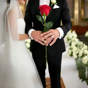 Single Head Artificial Rose, Perfect Gift for Valentine's Day, Wedding, Mother's Day, Father's Day, Thanksgiving, Easy Maintenance, Decorative Flower