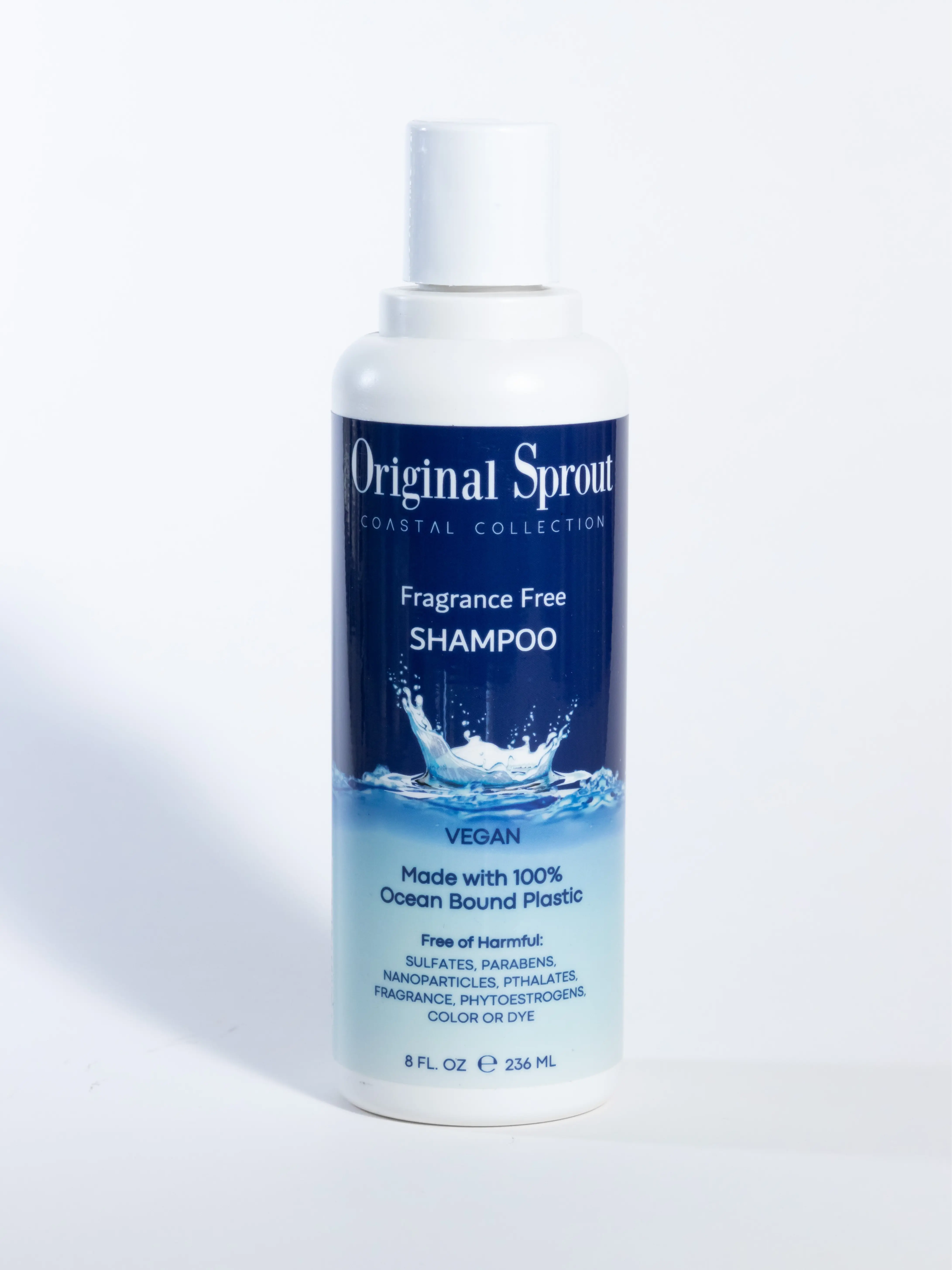 Original Sprout Coastal Collection Fragrance Free Shampoo 8 oz Bottle