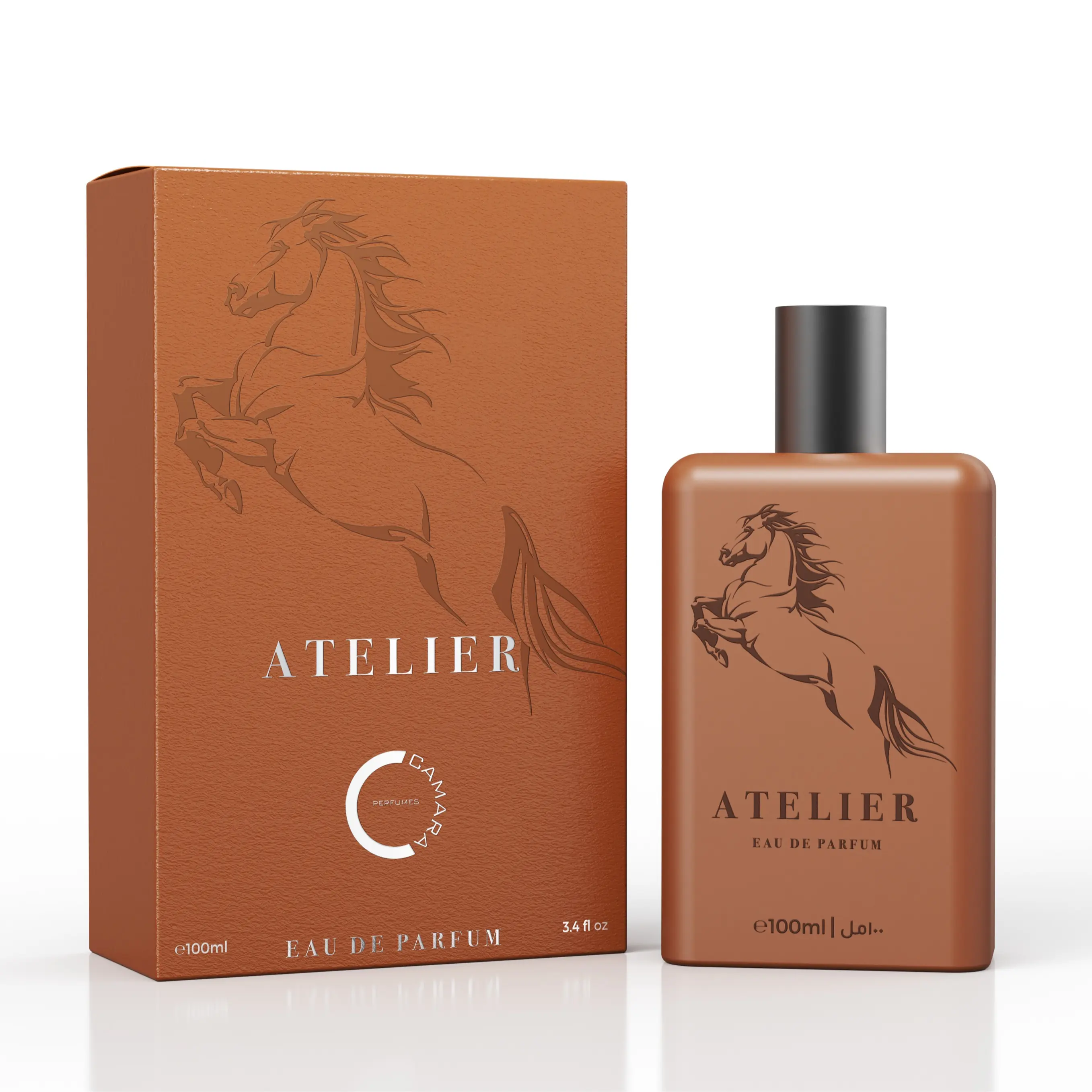 Camara Atelier Eau de Parfum, Woody Spicy Cologne for Men with Peppermint Notes, Tailored for Daily Use, 100ml / 3.4 fl oz, Edp, Cedarwood, Versatile Addition