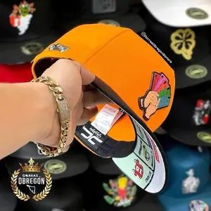 Black Money Hand Snapback Hat - Black