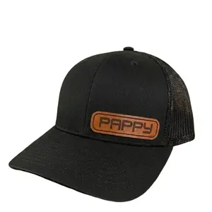 Pappy Hat Crafted With Premium Richardson Caps And High Quality Leather Patch, Hand Applied Using Durable Adhesive For A Secure, Long Lasting Finish With Refined Style