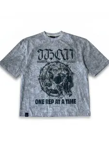 Barbed Wire Drop Shoulder Tee