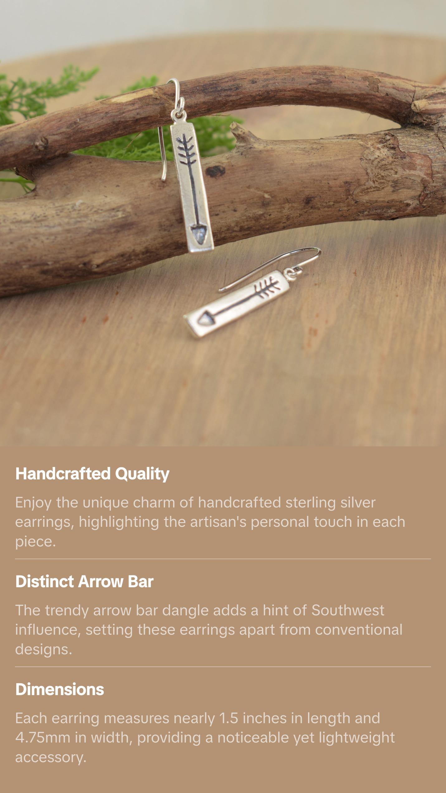 Straight Arrow Earrings