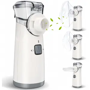 ZiQing Portable Handheld Nebulizer – Battery-Powered, Compact & Travel-Friendly, Perfect for Home, Office, or On-the-Go. Features Self-Clean Mode for Easy Respiratory Care Anywhere