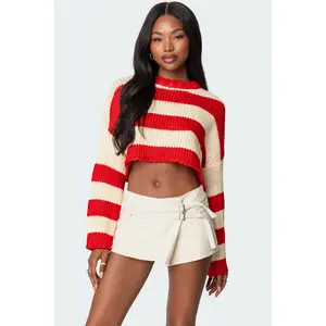 Ozzy Cropped Knitted Sweater