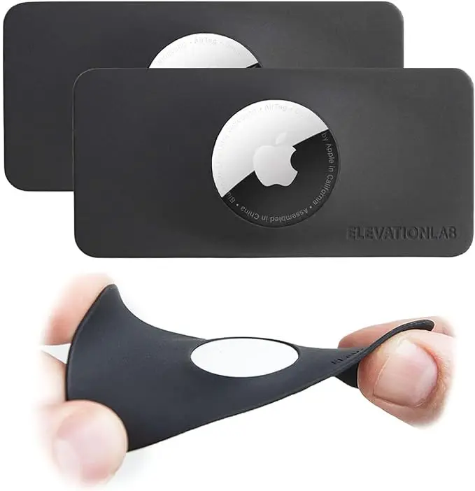 TagVault AirTag Wallet Holder - The Thinnest AirTag Wallet Card Insert | Flexible, Stays Hidden, Patent Pending